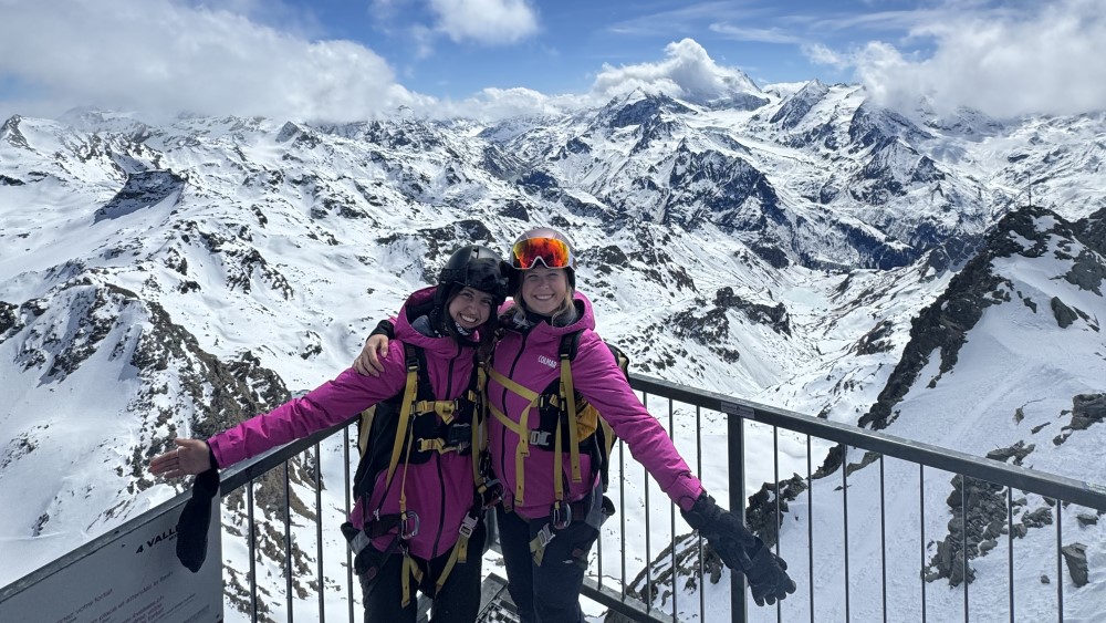 Mont 4 Zipline in Verbier.